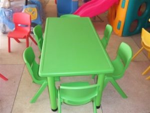 Colorful Table and Chair Set