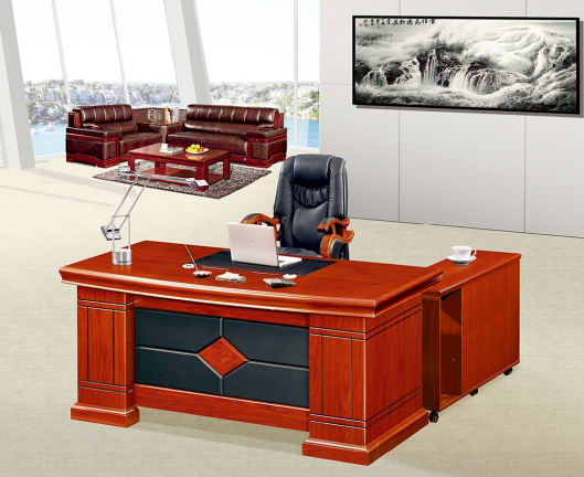 2.2m Executive Desk With A Side Return