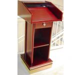 Executive Podium with a lockable drawer